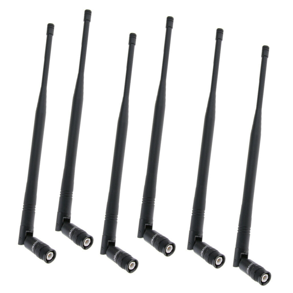 6 Set Practical Plastic Handheld Microphone Antenna Stable Signal, No Wire