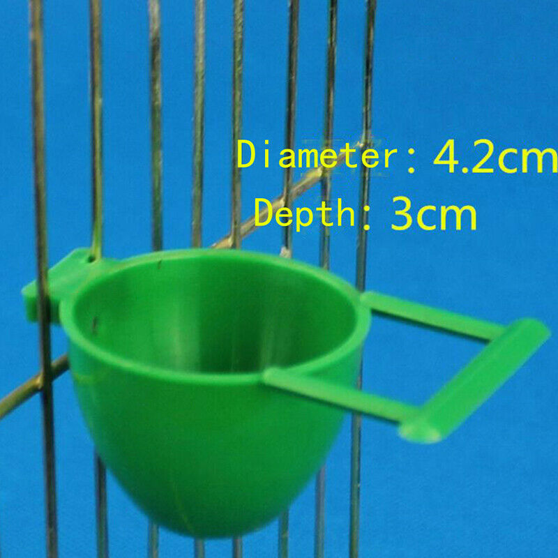 1 Pcs Automatic Parrot Feeder Water Drink Container Food Dispenser Ca.l8