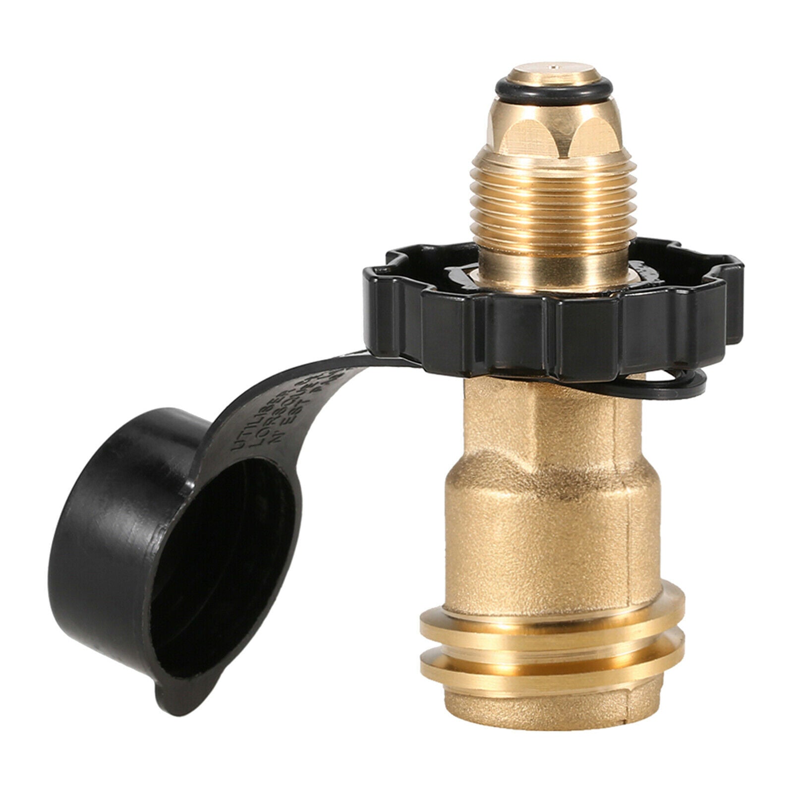 Brass Propane Tank Adapter Camping Grill BBQ Gas Pressure Regulator Valve