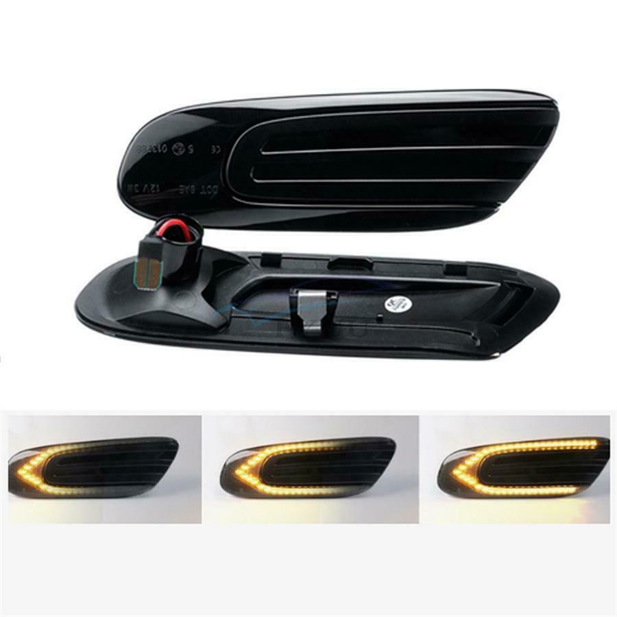 2PCS LED Dynamic Side Marking Indicator Lights For BMW Mini Cooper F55 F56 F57