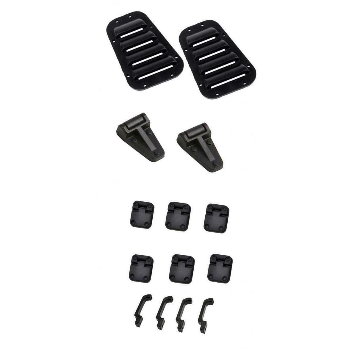 1/10 Rc Rock Handles And Hinge Rails And Cover for  -4 4 Spare Parts