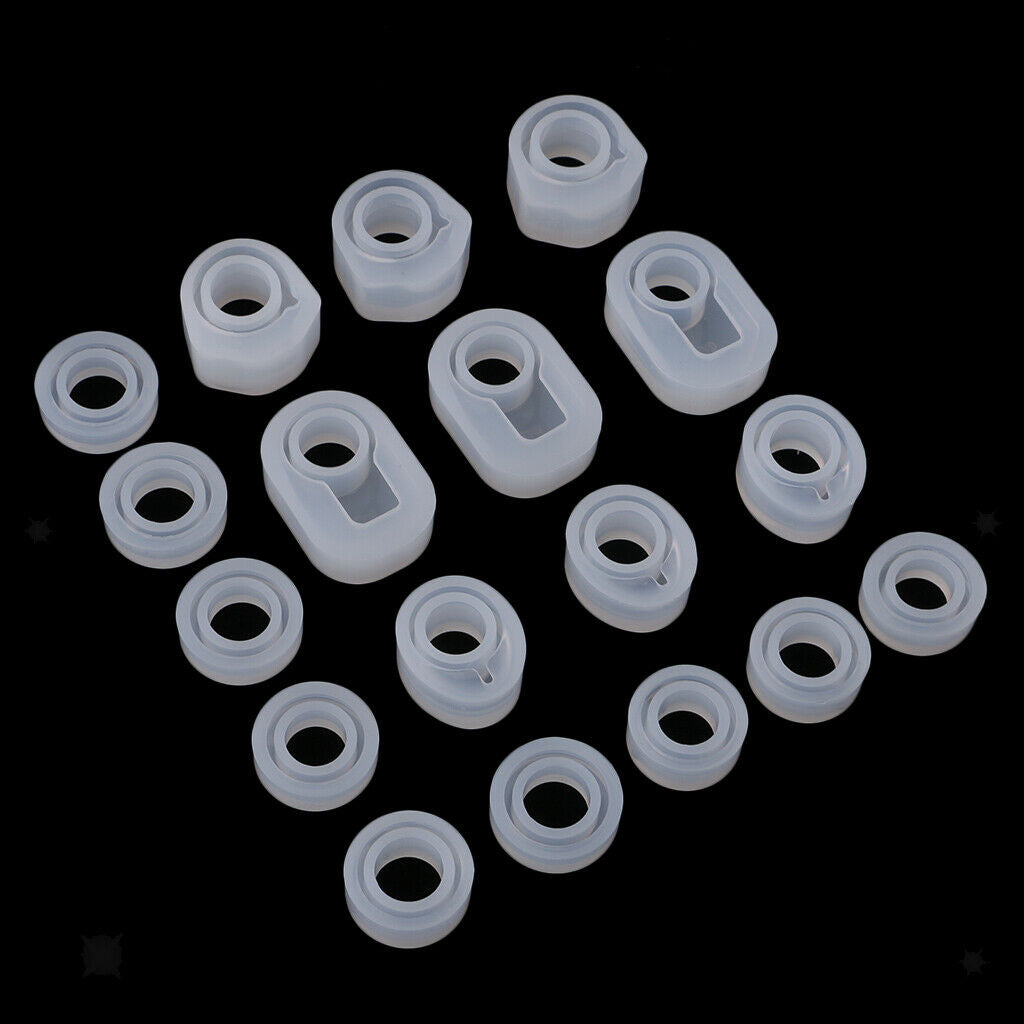 DIY   Assorted   Rings   Sugarcraft   Silicone   Moulds   Cake   Decor   Baking