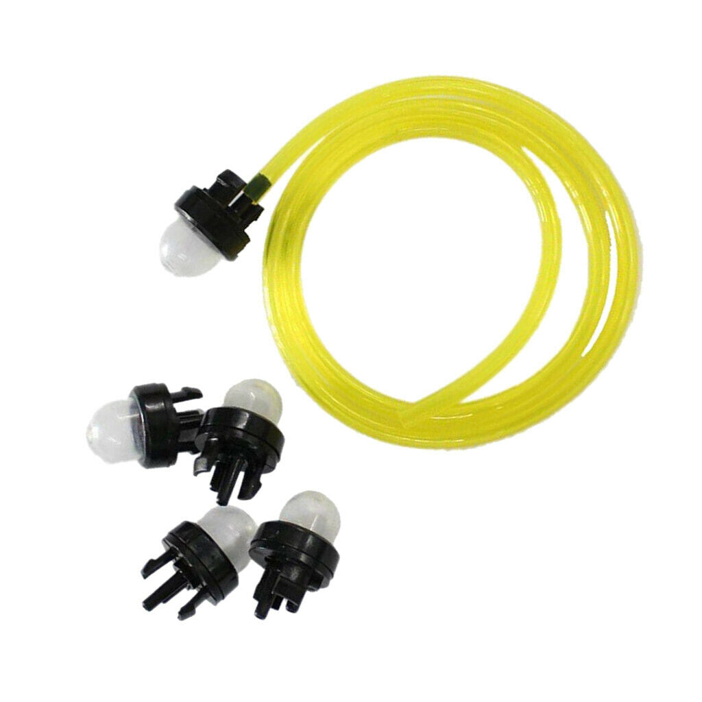 Fuel Lines & 5 Primer Bulb Repair Kits Trimmers Chainsaws Replacement Parts