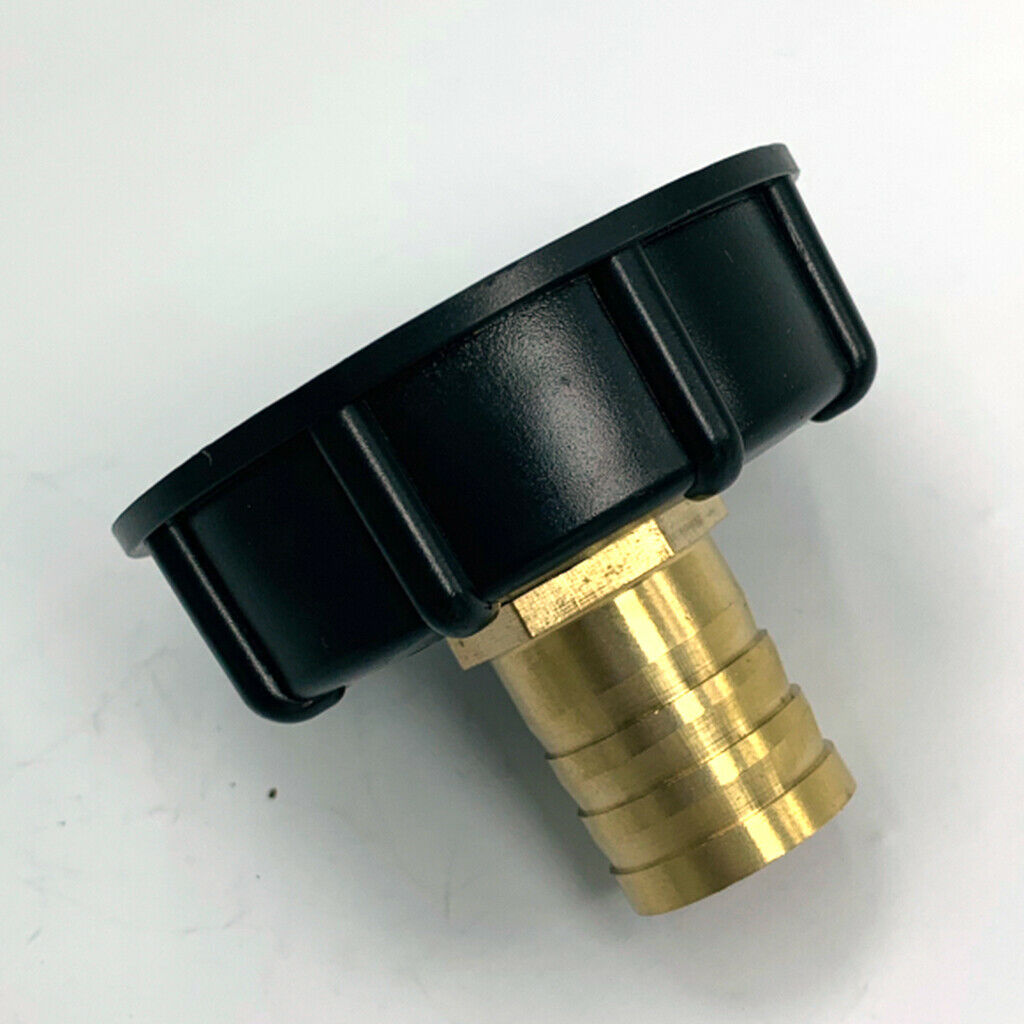 2x IBC 1000L Water Tank Tap Fitting Connector 3/4" Brass Hose Adapter Parts