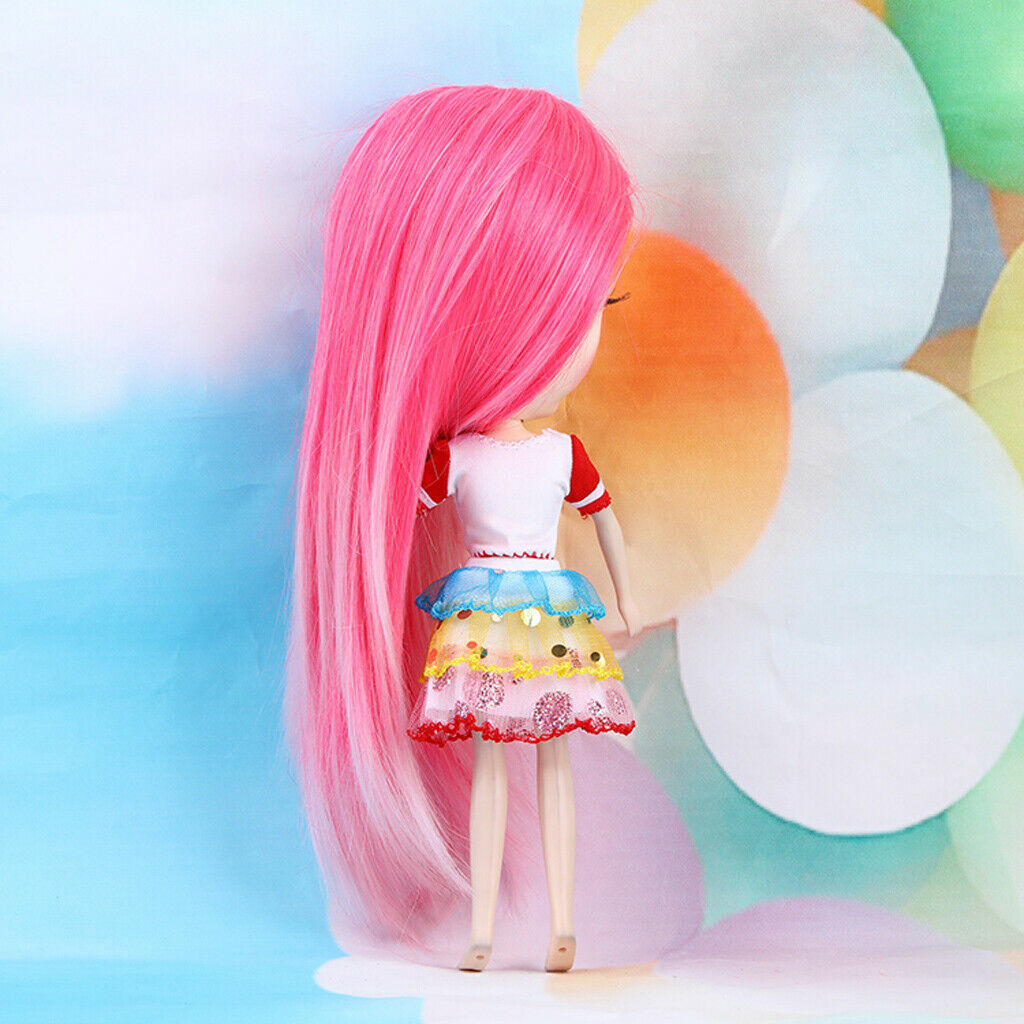Fashionable Short Top Colorful Layered Dress Underpants Suit for 1/6 Neo Blythe