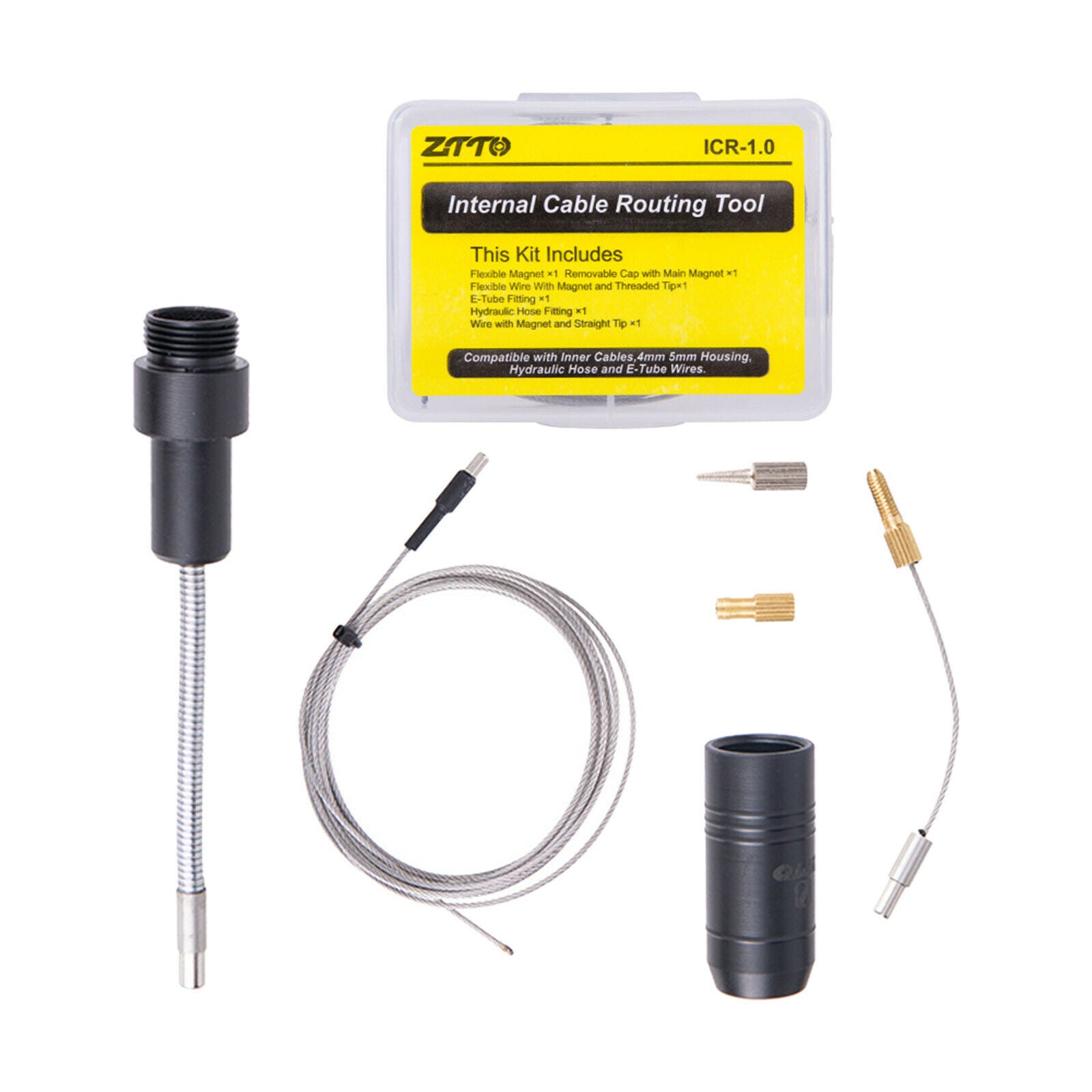 Magnetic Bike Internal Cable Routing Tool Kit Frame Shift Installation