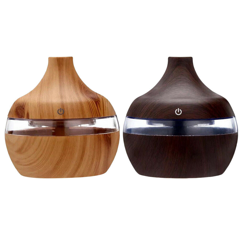Humidifier Cool Mist Humidifer Diffuser Living Room Bedroom Home Brown