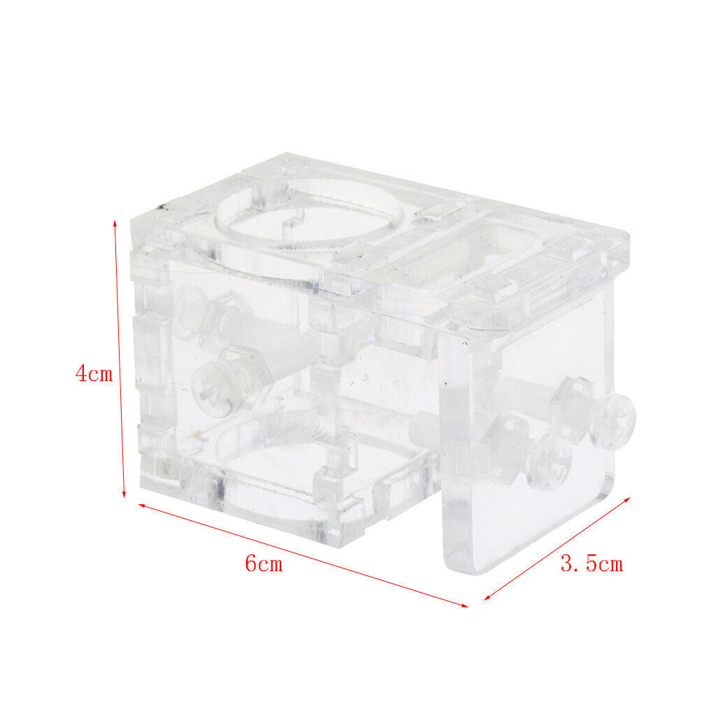 Acrylic Aquarium Fish Tank Water Hose Clip Outflow Inflow Pipe Clip Holder
