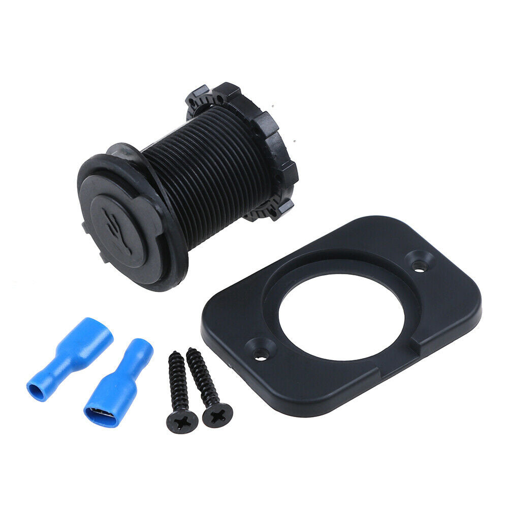 Dual 2 USB outlet 1A & 2.1A port socket charger for car boat motorcycle 12voltDD