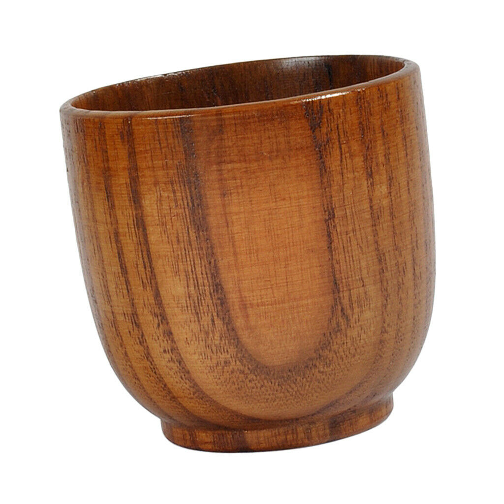 105ml Handmade Small Wooden Tea Cup Primitive for Juice Milk Japanese Style