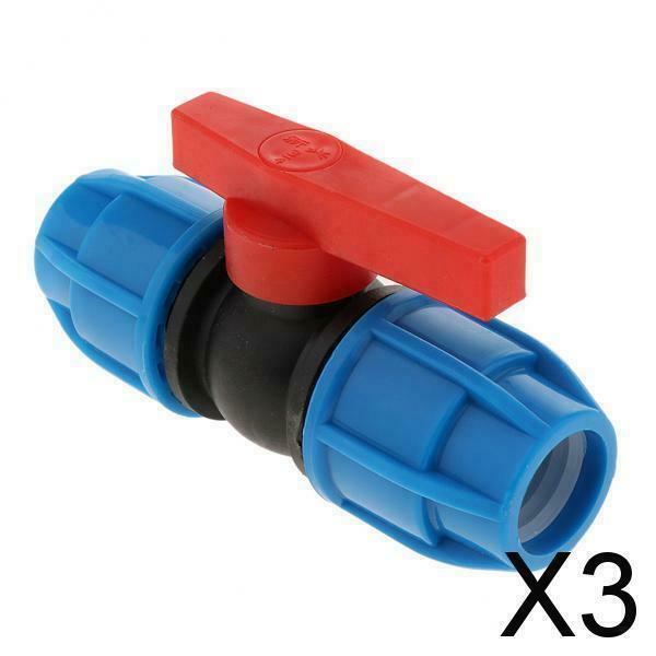 3X pe plastic valve - straight valve - plastic core and steel core in