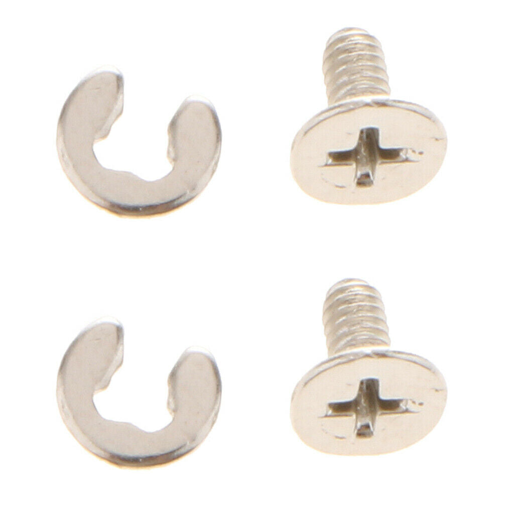 2 Pairs for New 3DS 2015+ Rear Battery Cover Screw