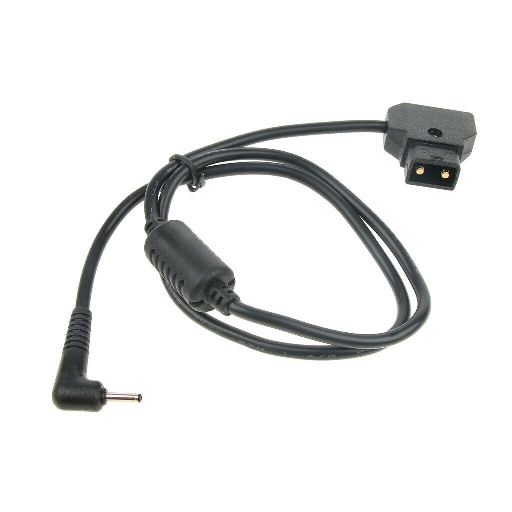For BMPCC 4K Power Cable Coiled, Battery Pack DC Coupler Cord 5.5x2.5mm + D-tap