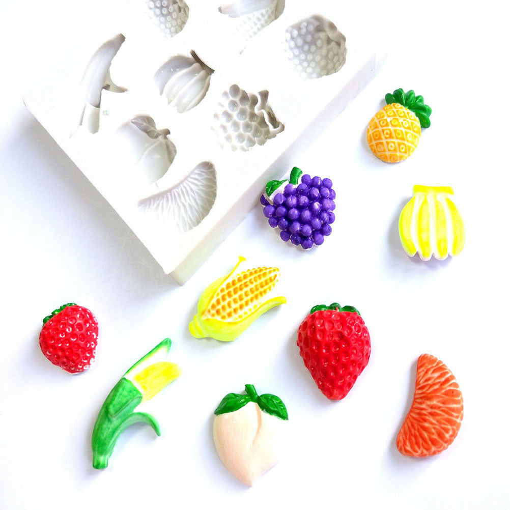 Fruit series silicone mold chocolate mold fondant candy mold cake decor tool DF