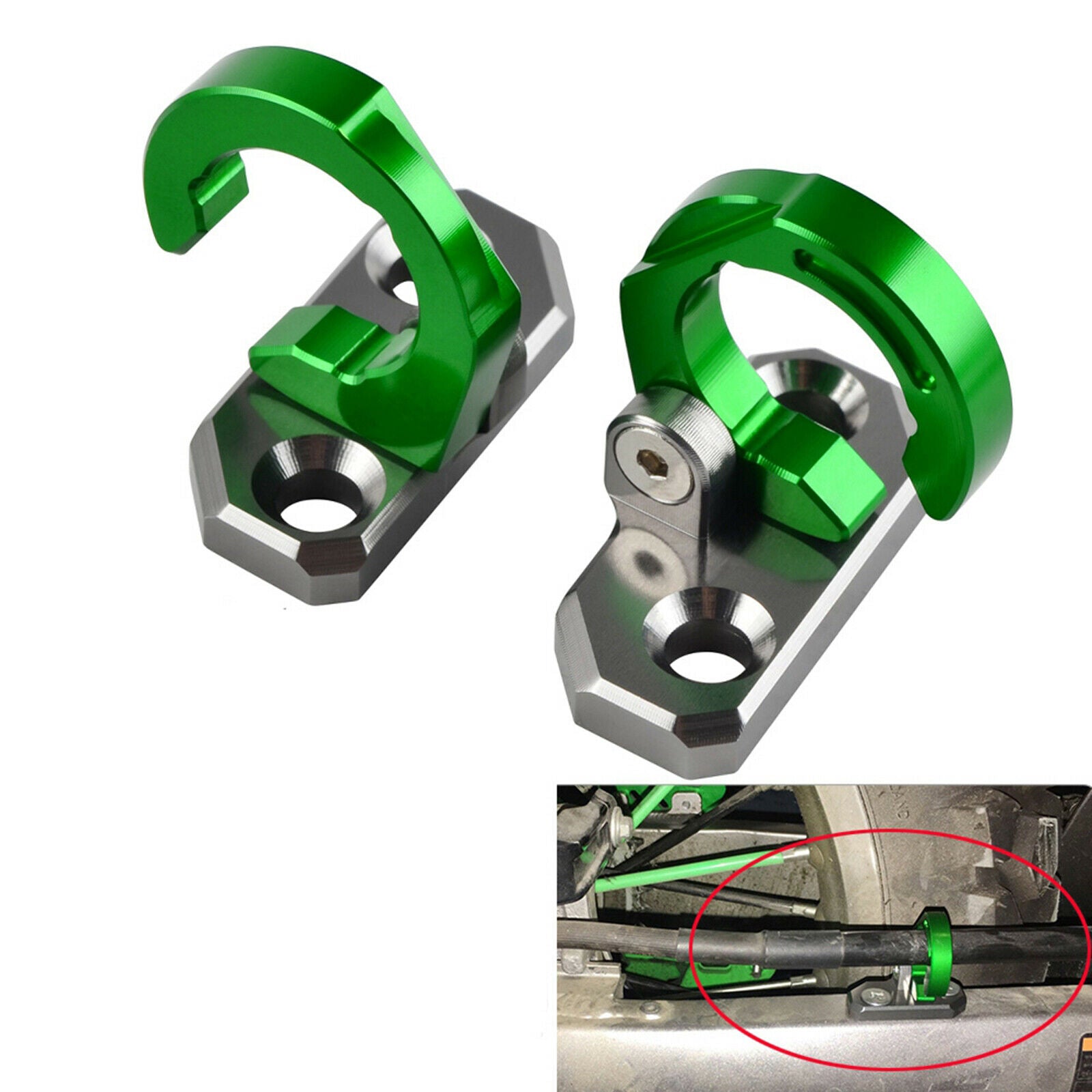 Motorbike Rear Brake Line Holder For Kawasaki KLX250R 94-96 KLX250 06-07