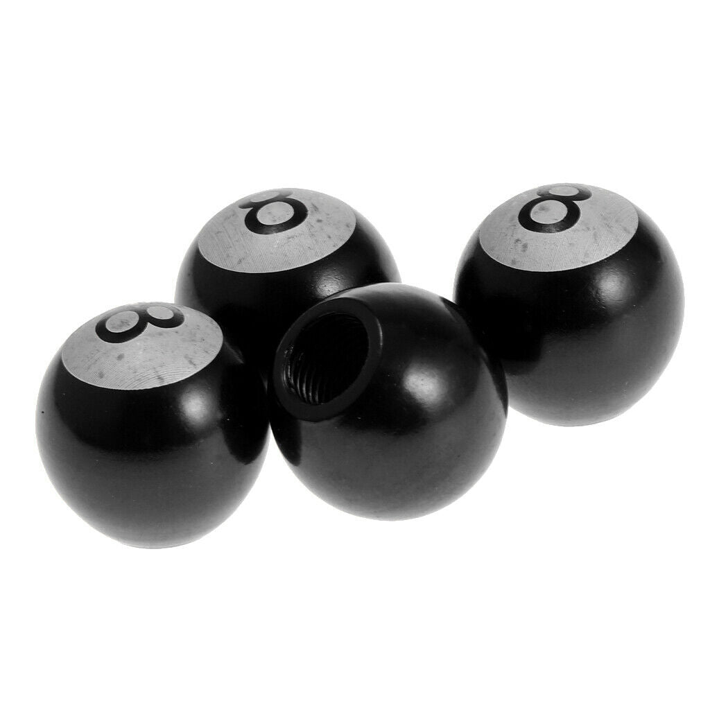 4x Black Car Wheel Tire Valve Dust Stems Air  Covers Accessories