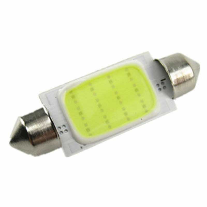 5PCS 41MM 12 SMD Bright White COB Festoon Dome Map LED Light Lamp Roof Bulb C5W