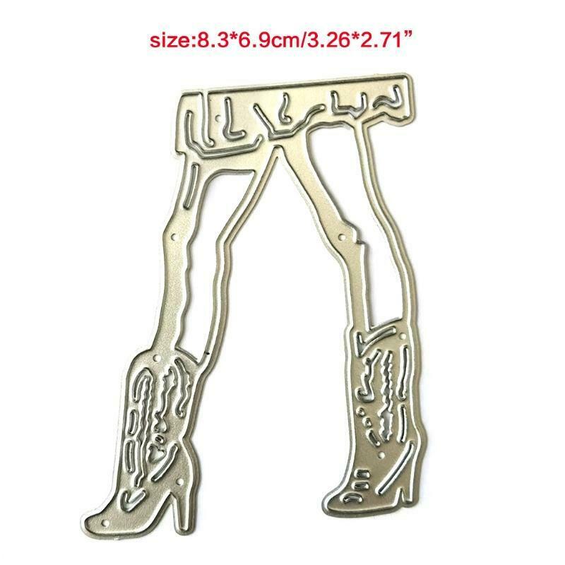 Sexy Legs Metal Cutting Dies Stencil DIY Scrapbooking Album Paper Card Template