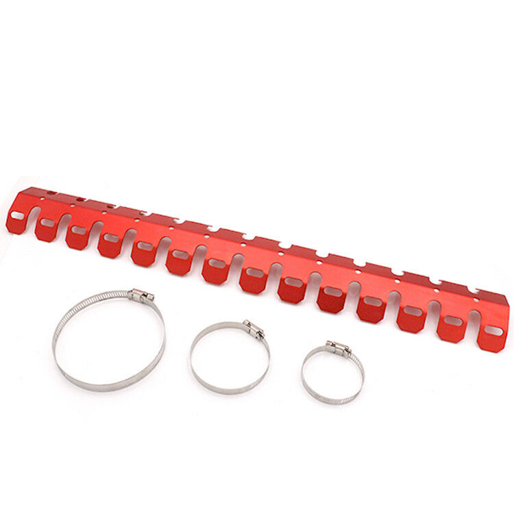 Exhaust Pipe Insulation Red Anti-scald Heat Shield Guard Cover Dirt Off-Road
