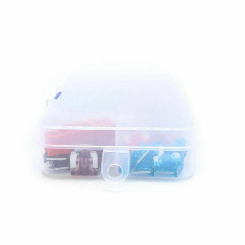100pcs Assorted Auto Car Micro Blade Fuse Set 3/5/7.5/10/15/20/25/30/35/40A