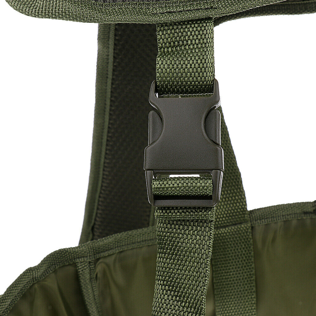 Seat Fishing Box with Canvas Rucksack Overcoats Carp Fishing System