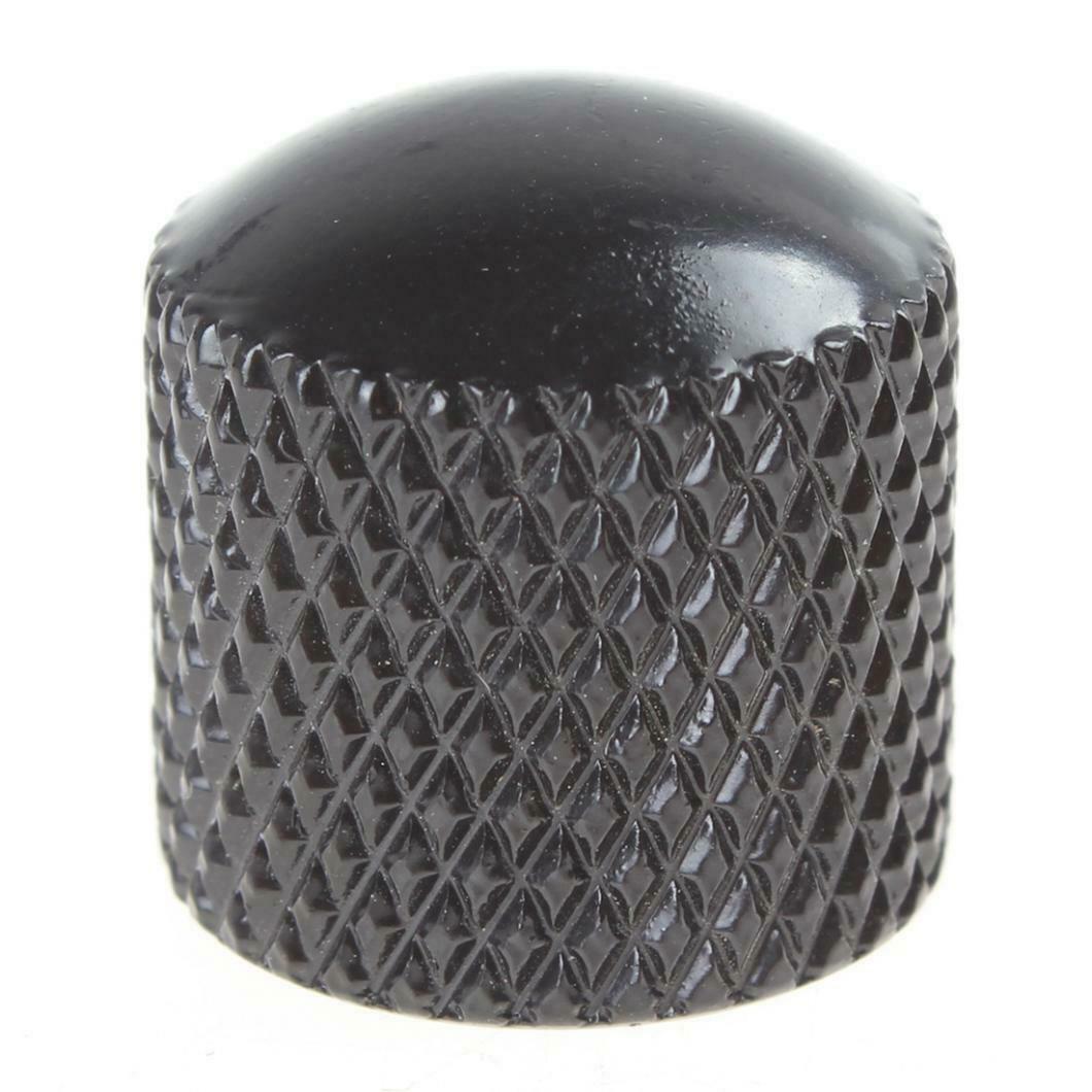 4pcs Black Metal Dome Tone Volume Knobs 17mm for Electric Guitar