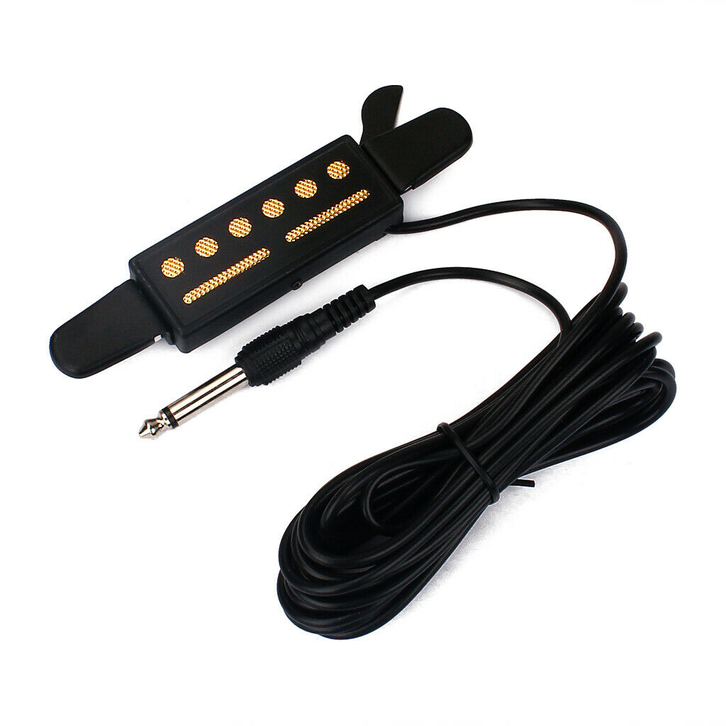6 Holes Sound Pickup Speaker for Guitar Microphone Wire Cable Instrument
