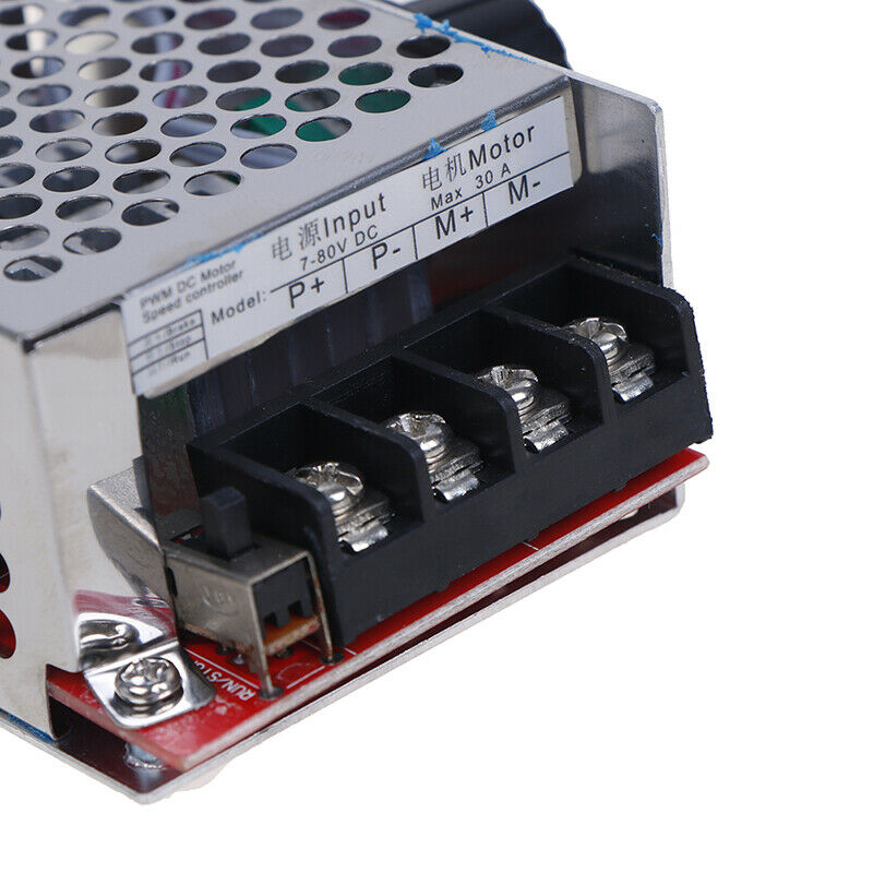 DC 7-70V 30A PWM HHO RC Brush Motor Speed Controller Governor DimmerY1
