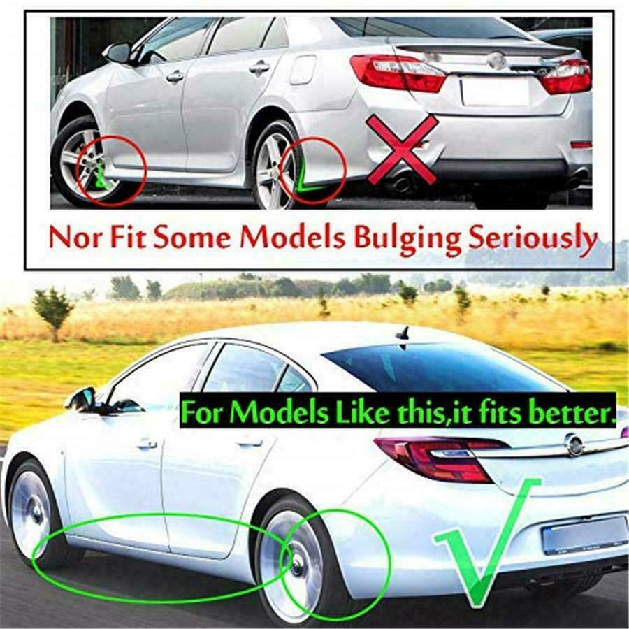 4PCS Universal Car Mud Flaps Splash Guards for Front or Rear Auto Accessories