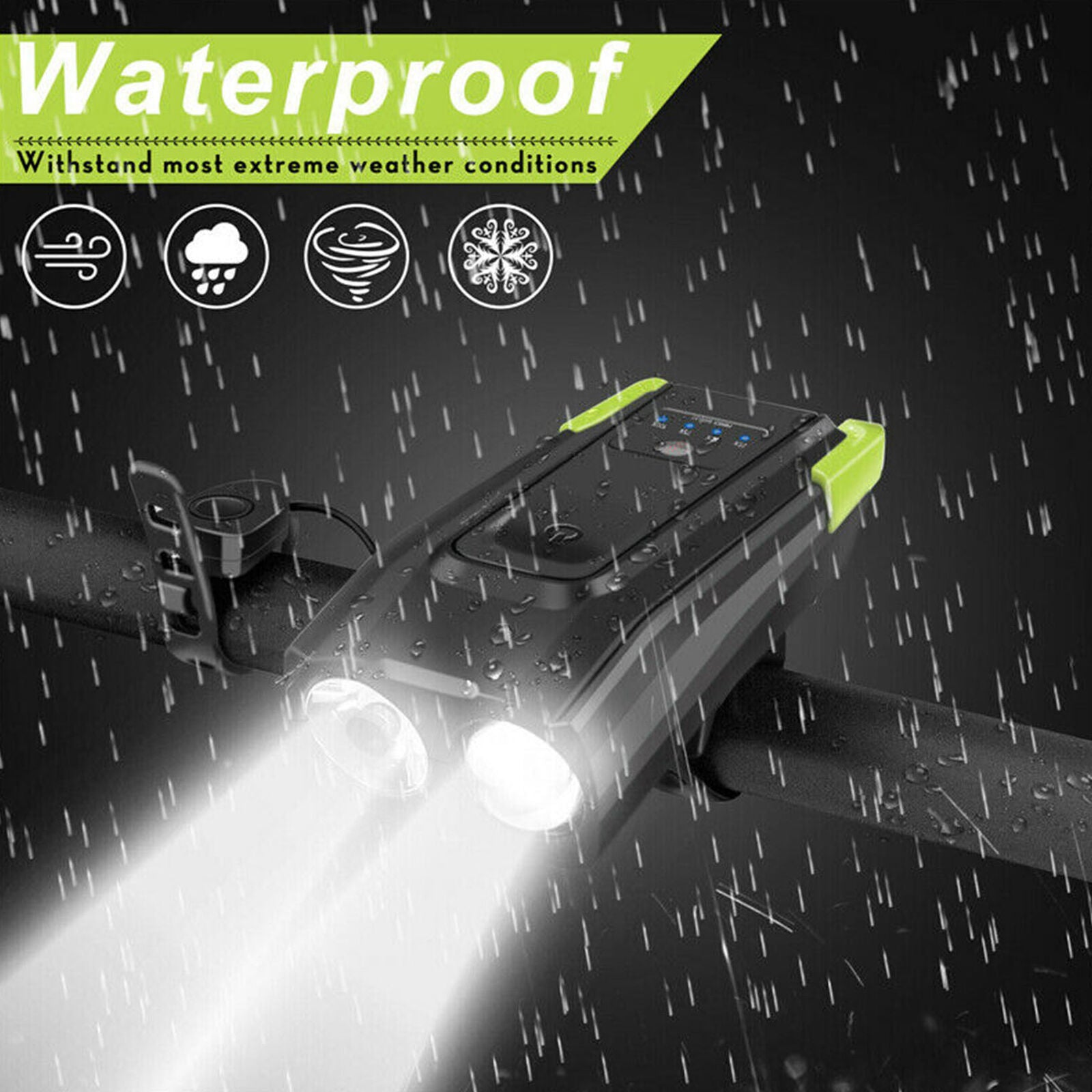 Bike Lamp USB Rechargeable LED Bicycle Front Head Flashlight Bike Headlight