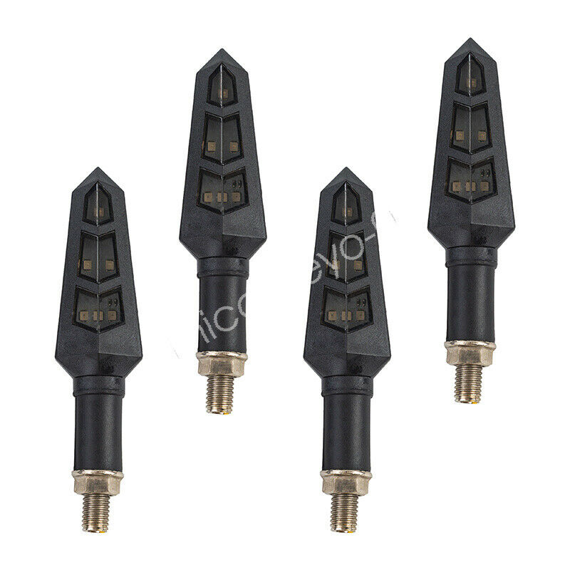 Motorcycle Front Rear LED Turn Signals Blinker Light Indicator Lamp Universal