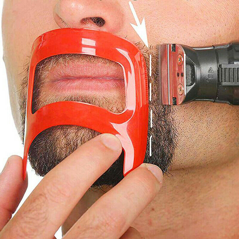 2Pcs Neck Hair Line Guide Neckline Haircut Shave Shaping Template Beard T.l8