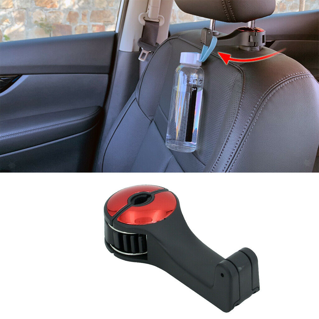2in1 Vehicle Car Seat Back Hook with Phone Holder Hanger Organizer for Bag