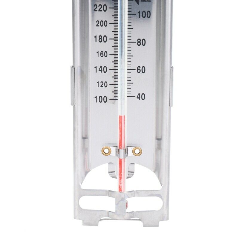 Candy/Jelly/Deep Fry Thermometer, Stainless Steel, with Pot Clip Attachment anH3