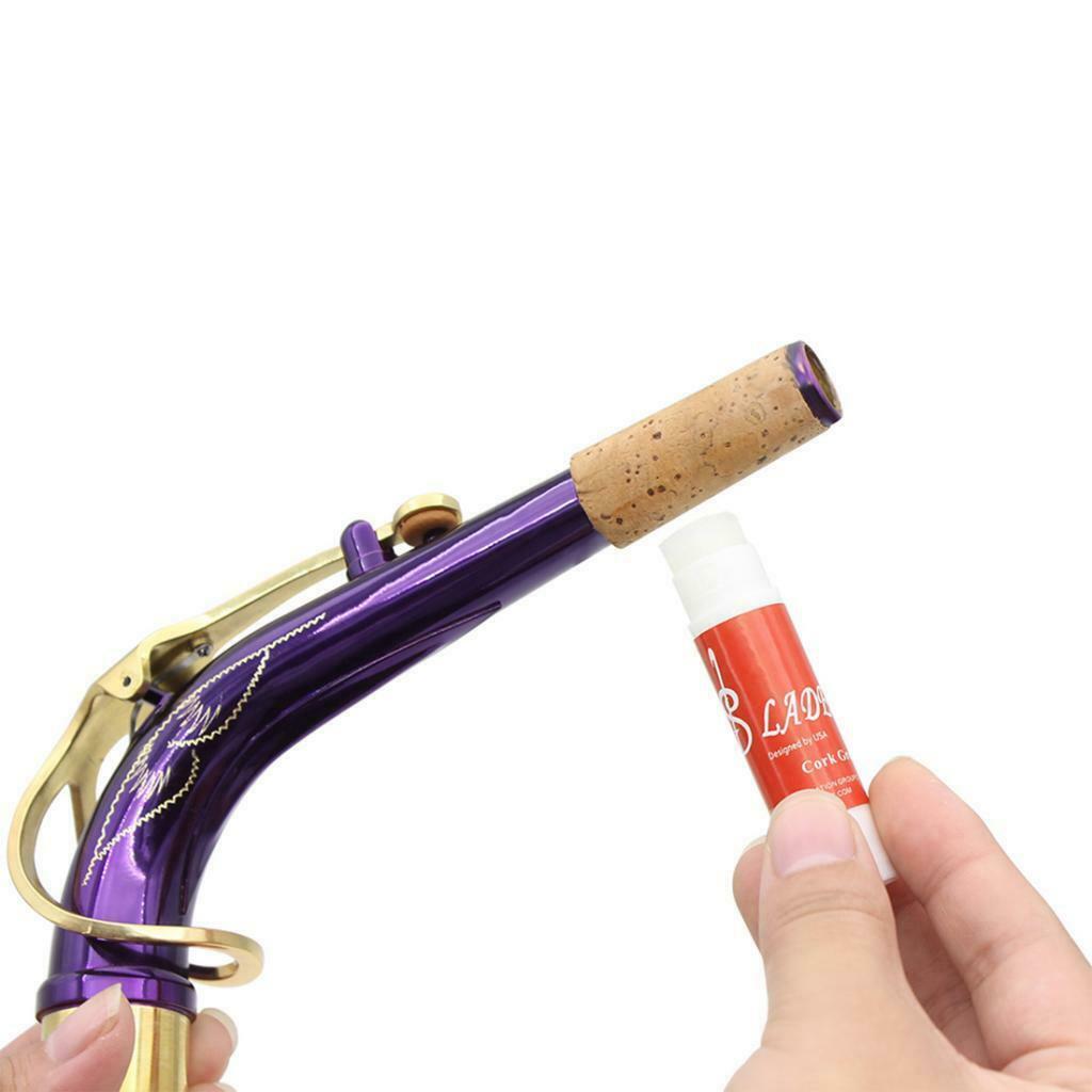 4 in 1 Flute Sax Accessory Set Cork Grease Neck Strap Thumb Pads