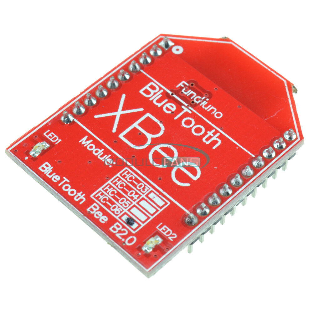 Arduino Bluetooth Bee Slave module with Bluetooth Bee Xbee Adapter Top