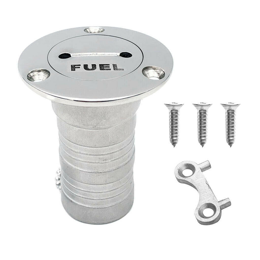 Stainless Steel 316 Marine Boat Deck Gas Petrol Fuel Filler with Key   and