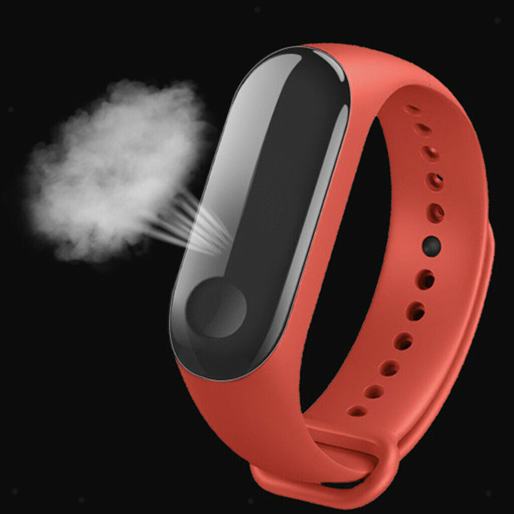 3 Packs Anti-bubble Bracelet Screen Protective Film for   Mi Band 3