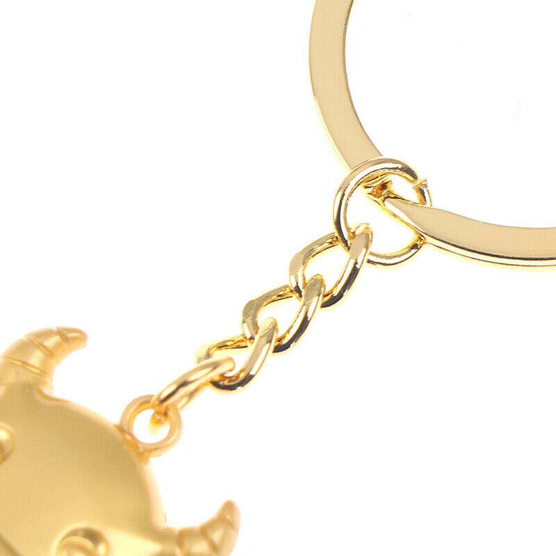 1PC Chinese Zodiac Ox Year Key Ring Pendant Lucky Bull Keychain Gift Souv.l8