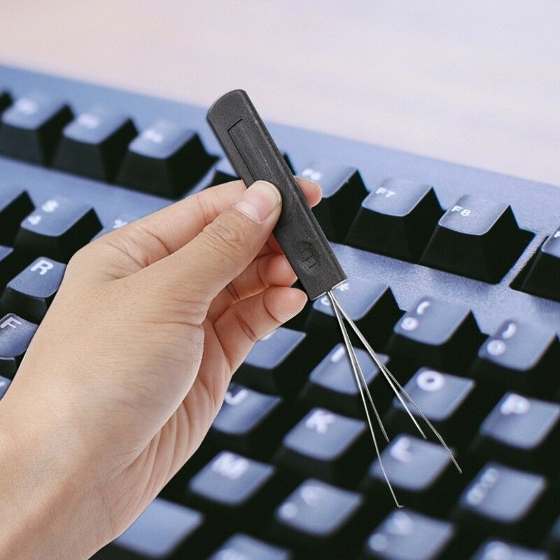 Steel Wire Keyboard Key Keycap Puller Remover With Unloading Steel Cleaning Tool