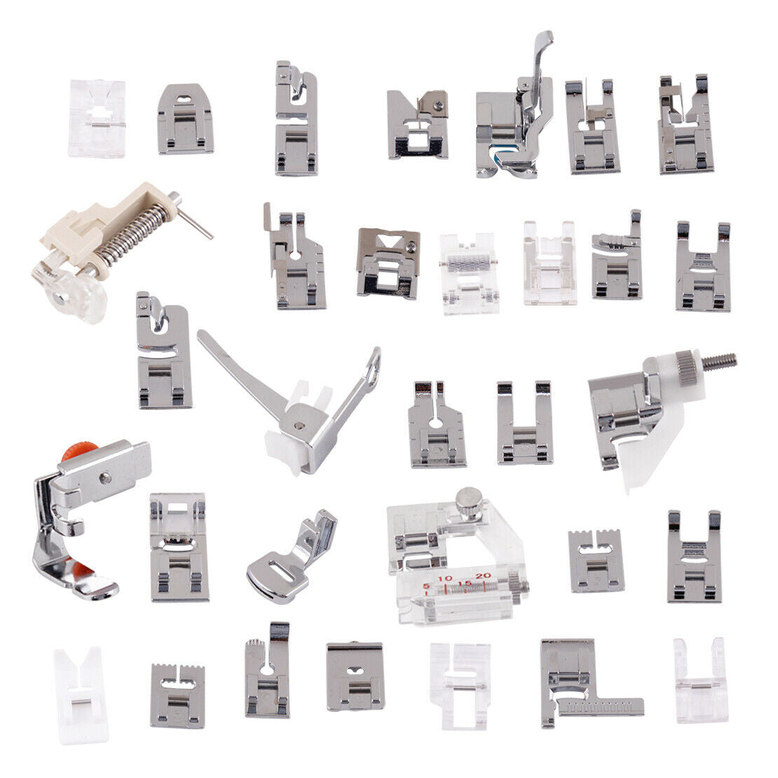 Kit Sewing Machine Presser Foot Feet Snap fit for Brother Elina Singer Janome