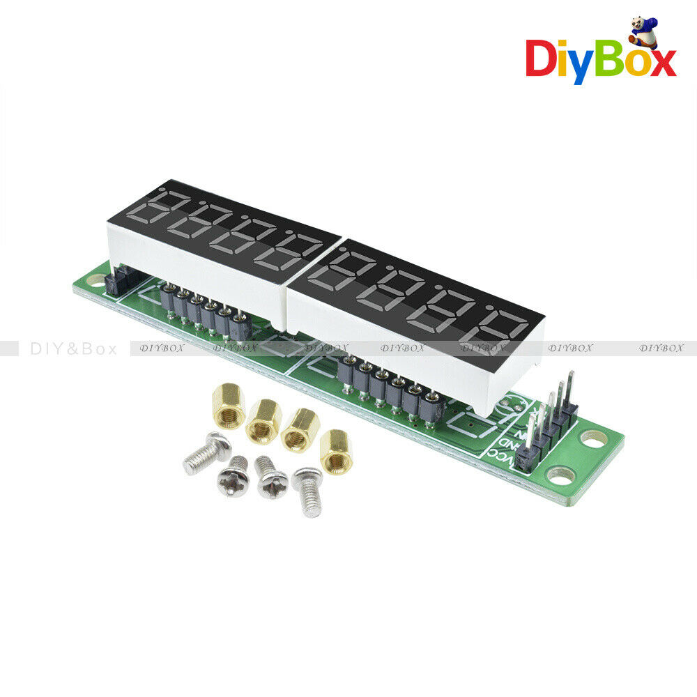 10PCS MAX7219 Digital Tube 8-Digit Display Control Module Red For Arduino
