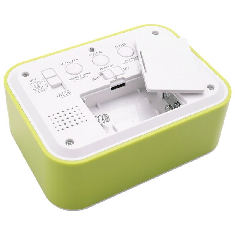 Digital Alarm Clock Talking Clock 3 Alarms Intelligent Optional Weekday Alarm W3