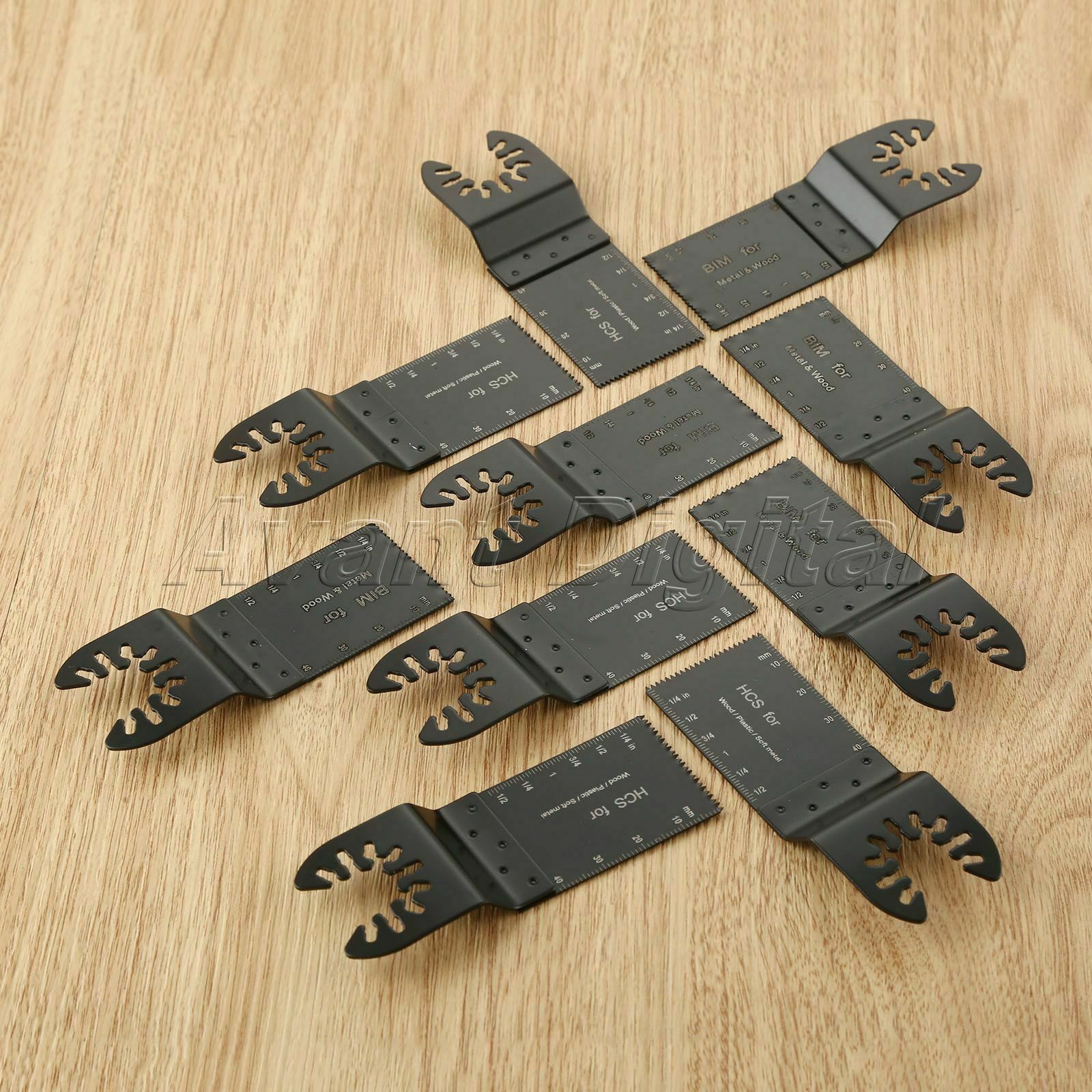 Mix Cutting Saw Blades Oscillating Multi Tool For Fein Multimaster Makita 10pcs