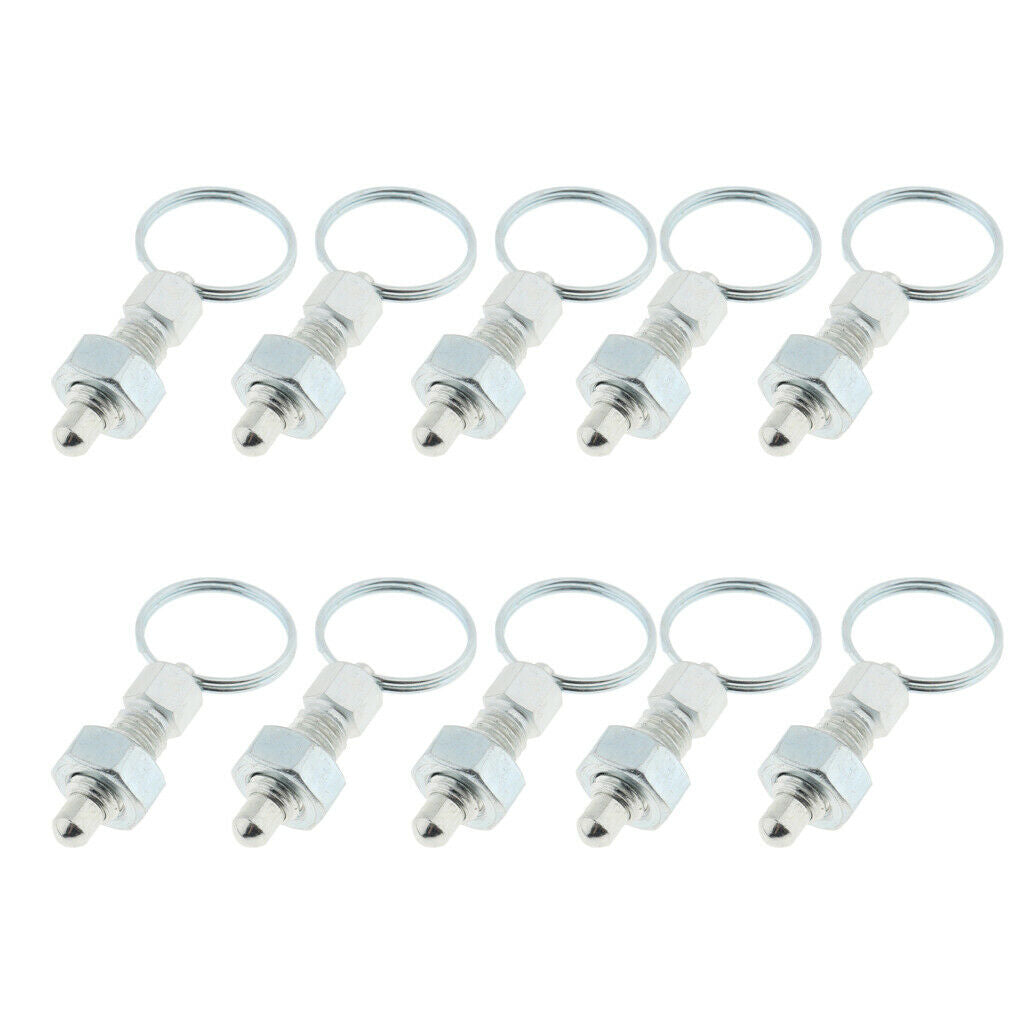 M6 Stainless Steel Indexing Plunger Stretch, Retractable Spring Plunger Ring