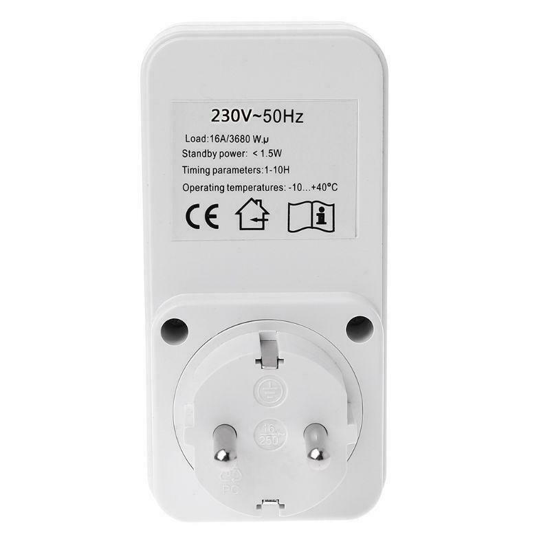 Countdown Timer Socket Intelligent Time Setting Switch Timer Control Sockets EU