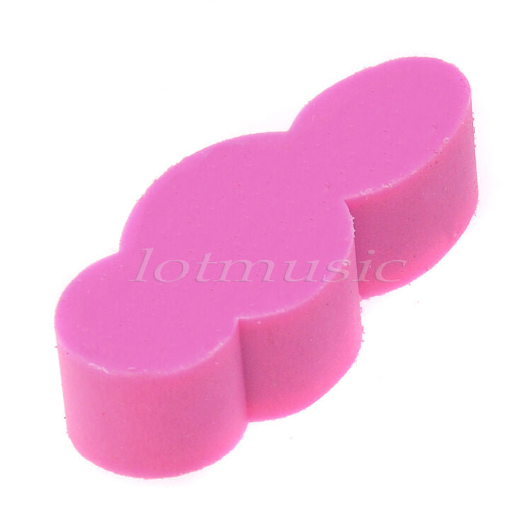 2 Pcs Black Pink Stationary Music Note Rubber Eraser Gift