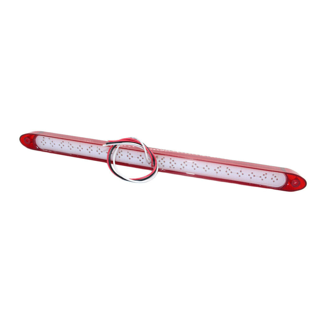 23 Red LED Stop Brake Light Strip Tail Warning Turn Signal Flowing Indicator