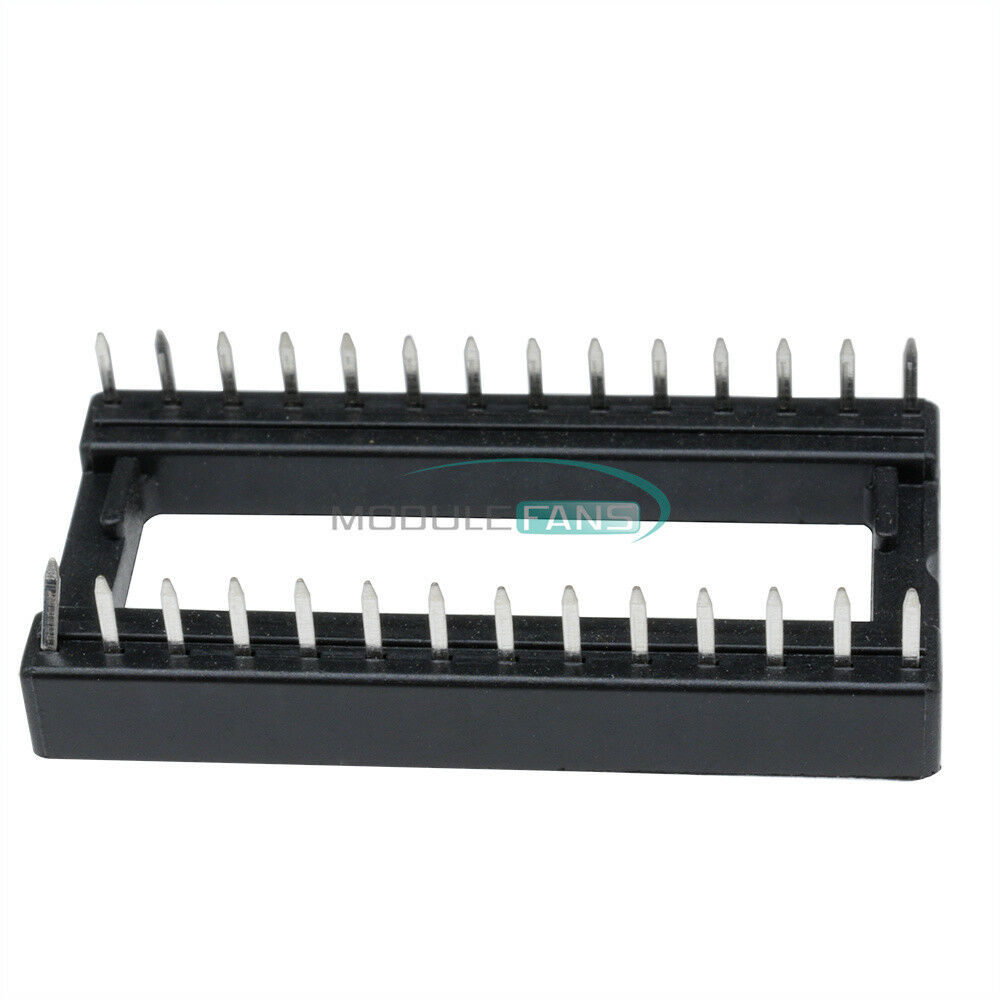 20PCS 28 Pin 28pin DIP IC Sockets Adaptor Wide Type Socket Pitch NEW
