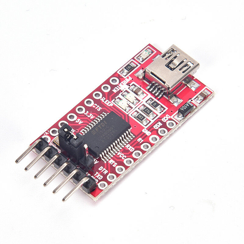 FT232RL FTDI Serials Adapter Module Mini Port Arduino USB to TTL 3.3V 5.5.l8